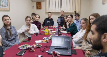 Состоялась встреча молодежки храма с протоиереем Алексием Касатиковым